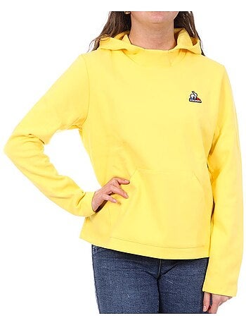 Le coq sportif dames hoodie n°9 geel