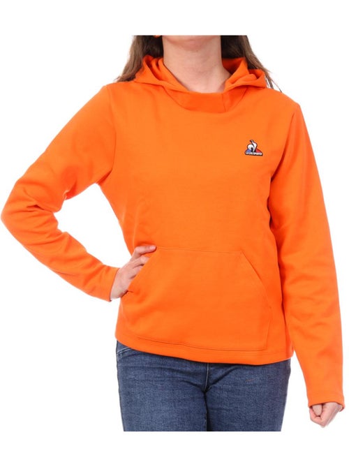 Le Coq Sportif Dames Hoodie N°9 Oranje - Comfortabele Capuchontrui - Kiabi Le Coq Sportif Dames Hoodie N°9 Oranje - Comfortabele Capuchontrui - Kiabi