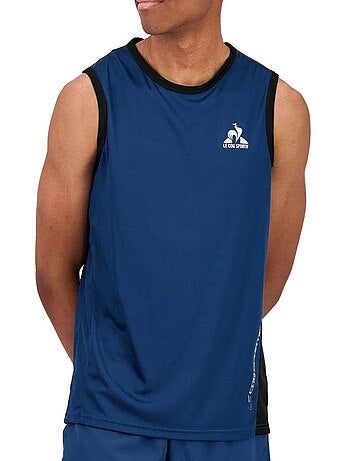 Le coq sportif ess blauw sport tanktop heren
