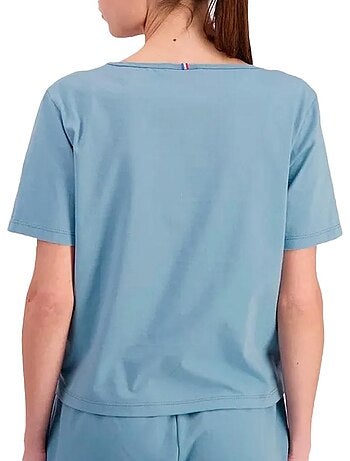 Le coq sportif ess tee ss dames t-shirt blauw