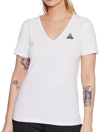 Le coq sportif essentiële dames t-shirt wit