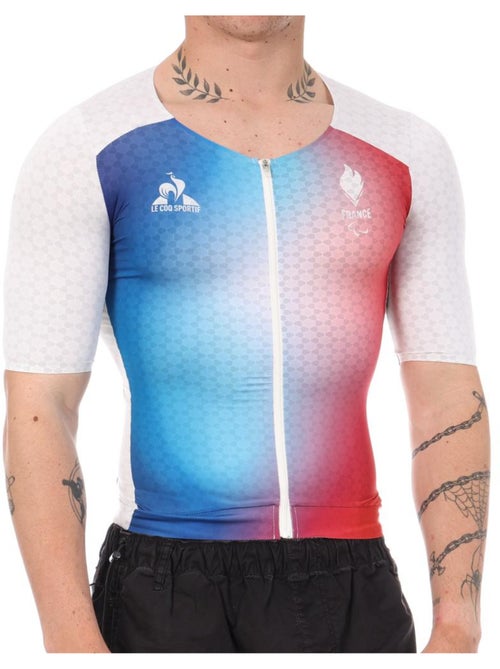 Le Coq Sportif Frankrijk Fietsjersey Blauw/Wit/Rood - Kiabi Le Coq Sportif Frankrijk Fietsjersey Blauw/Wit/Rood - Kiabi
