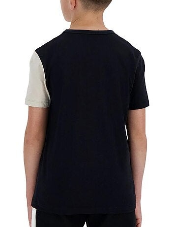 Le coq sportif grafisch t-shirt wit/zwart voor jongens