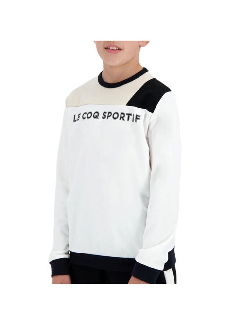 Le Coq Sportif Grafisch Zwart-Wit Jongens Sweatshirt - Kiabi Le Coq Sportif Grafisch Zwart-Wit Jongens Sweatshirt - Kiabi