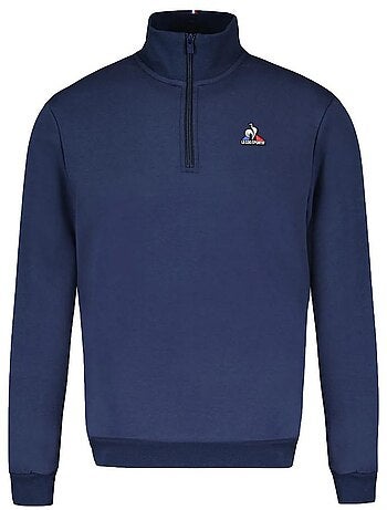 Le coq sportif heren halve rits sweatshirt marineblauw
