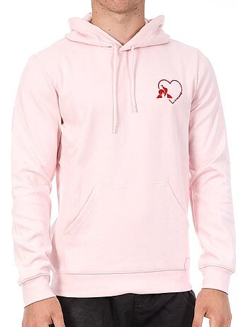 Le coq sportif heren hoodie roze
