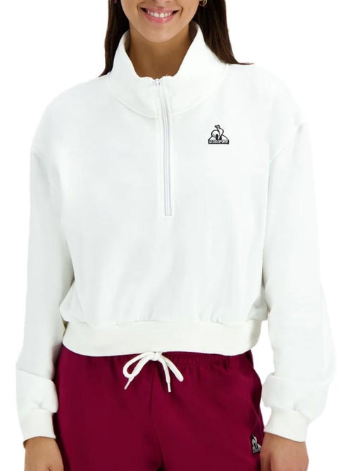 Le Coq Sportif Heritage Dames Sweatshirt Wit - Kiabi Le Coq Sportif Heritage Dames Sweatshirt Wit - Kiabi