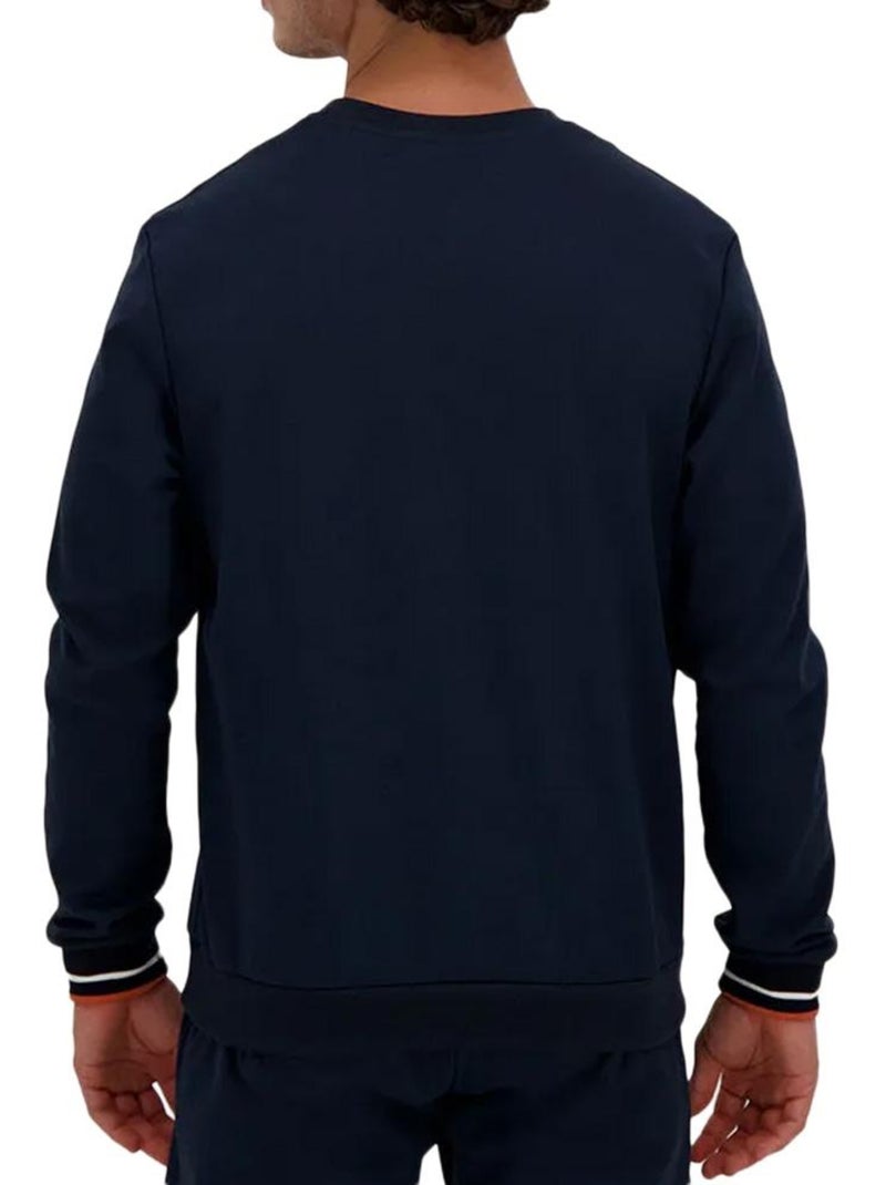 Le Coq Sportif Heritage Heren Sweatshirt Marineblauw 2422237 Marineblauw - Kiabi