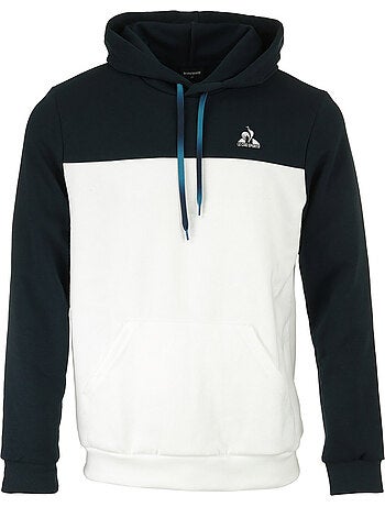 Le coq sportif heritage heren sweatshirt wit/marine - comfortabele trui