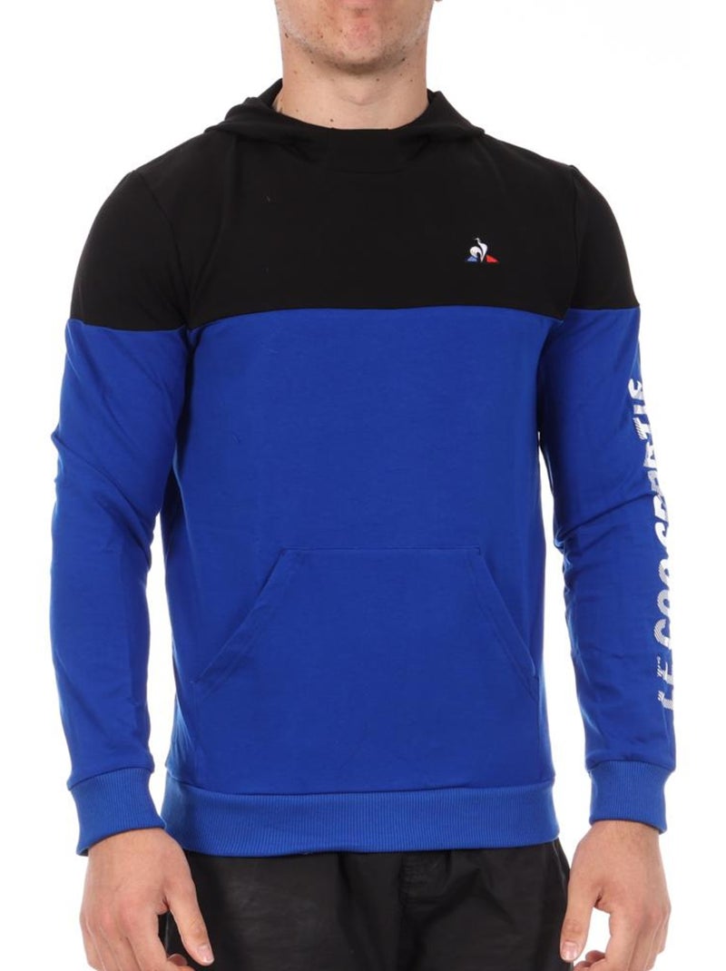 Le Coq Sportif Hoody Heren Sweatshirt Blauw/Zwart Blauw - Kiabi