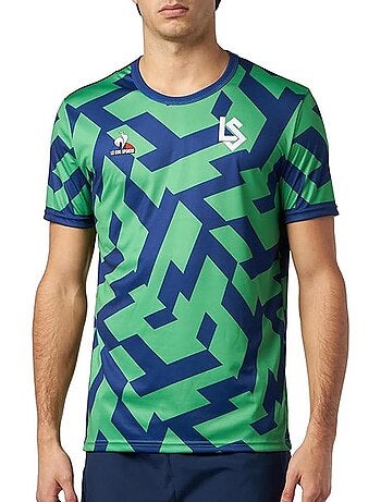 Le coq sportif lausanne rugby maillot marine/groen heren
