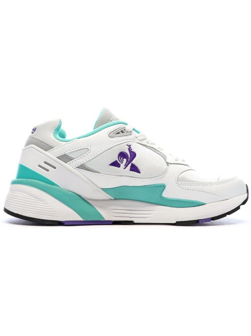 Le Coq Sportif LCS R1100 Nineties Heren Sneakers Wit/Groen/Paars - Kiabi Le Coq Sportif LCS R1100 Nineties Heren Sneakers Wit/Groen/Paars - Kiabi