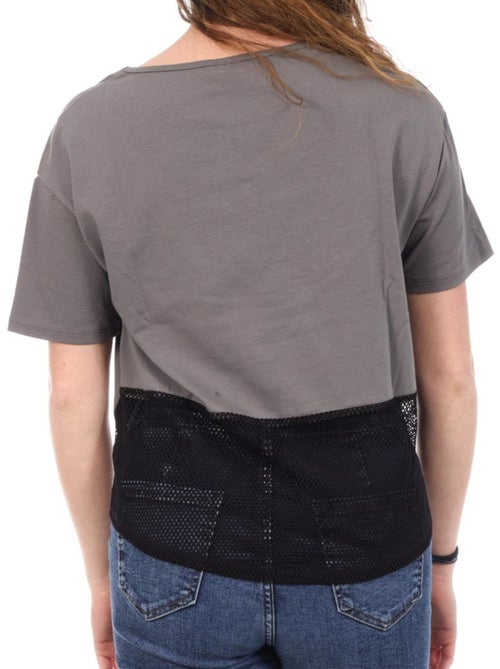 Le Coq Sportif Loose Fit T-shirt Grijs Dames - Kiabi