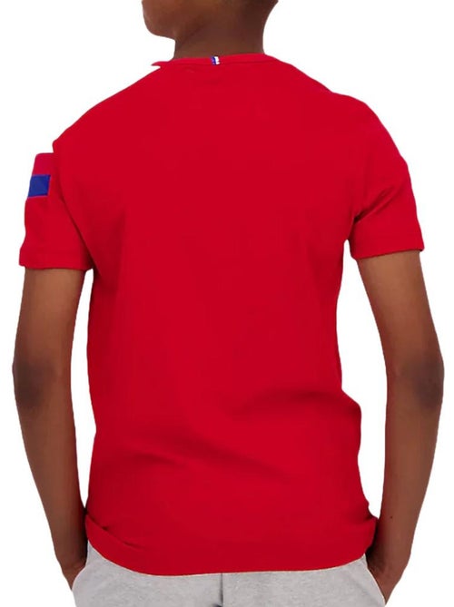 Le Coq Sportif Mini Jongens T-Shirt Rood - Kiabi Le Coq Sportif Mini Jongens T-Shirt Rood - Kiabi