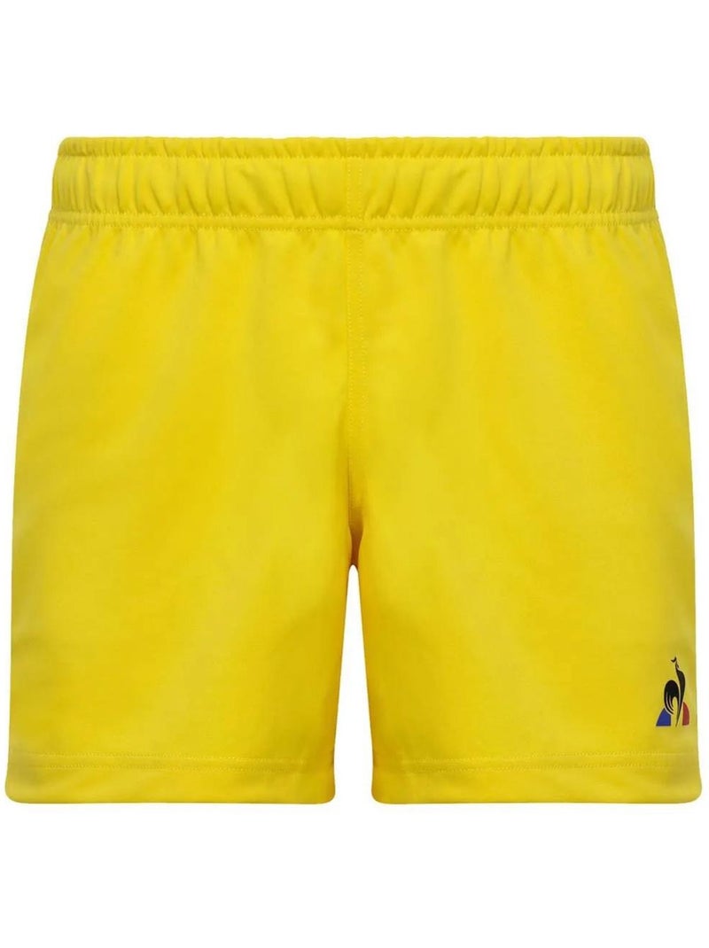 Le Coq Sportif N°1 Gele Sportshort voor Heren Geel - Kiabi