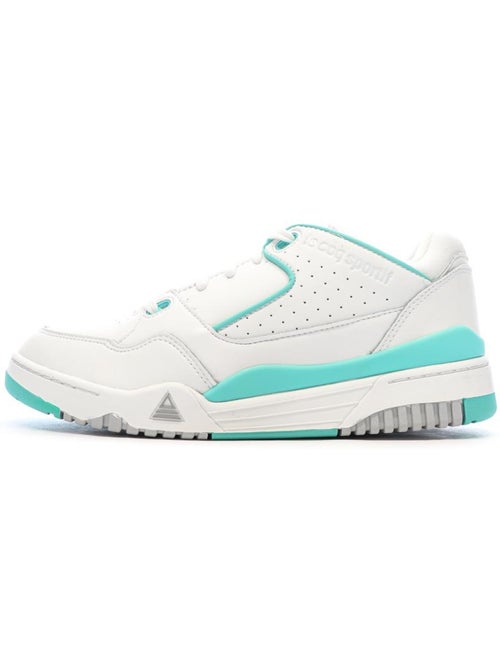 Le Coq Sportif Nineties Heren Sneakers Wit/Turquoise - Kiabi Le Coq Sportif Nineties Heren Sneakers Wit/Turquoise - Kiabi