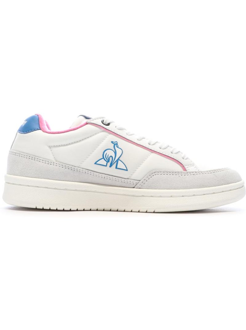 Le Coq Sportif Noah Dames Sneakers Wit/Roze/Blauw Wit - Kiabi