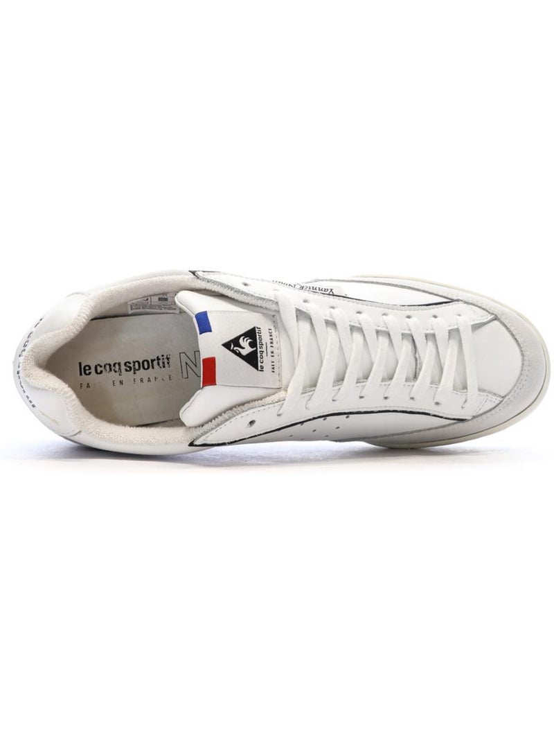 Le Coq Sportif Noah Heren Sneakers Wit/Marineblauw Wit Beige - Kiabi