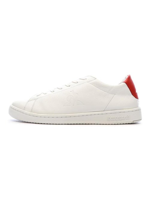 Le Coq Sportif Phenix Heren Sneakers Wit/Rood - Kiabi Le Coq Sportif Phenix Heren Sneakers Wit/Rood - Kiabi