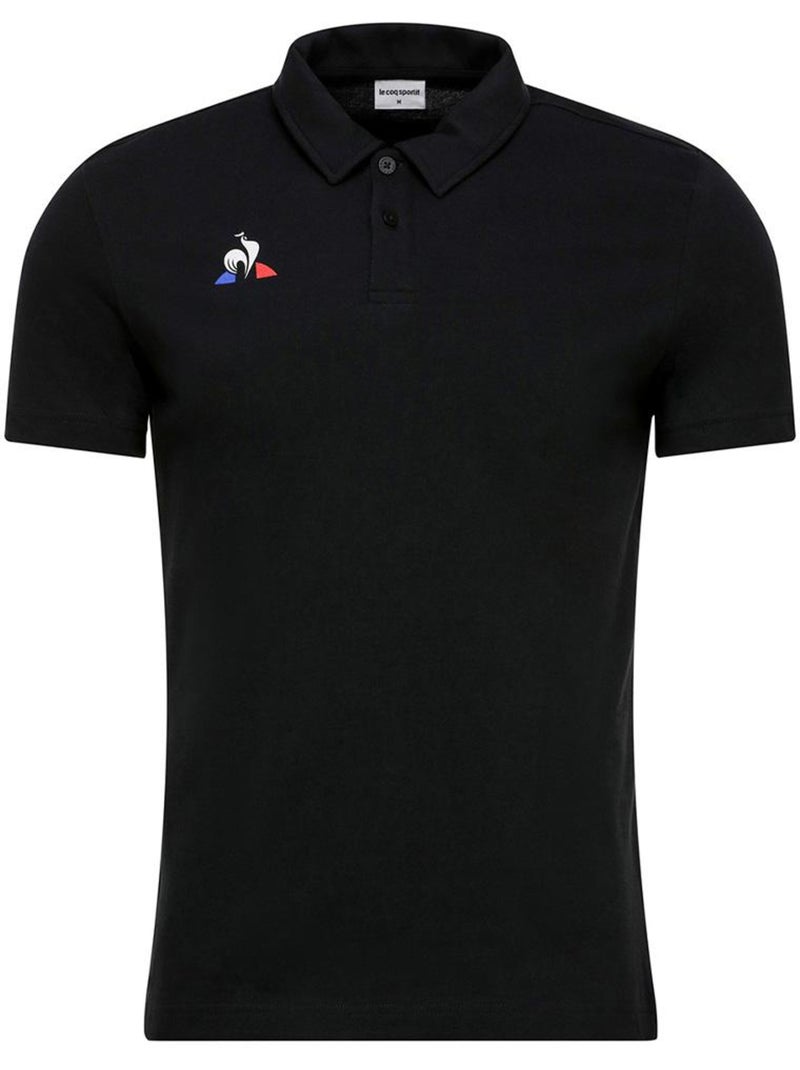 Le Coq Sportif Presentatie Polo Zwart voor Heren Zwart - Kiabi