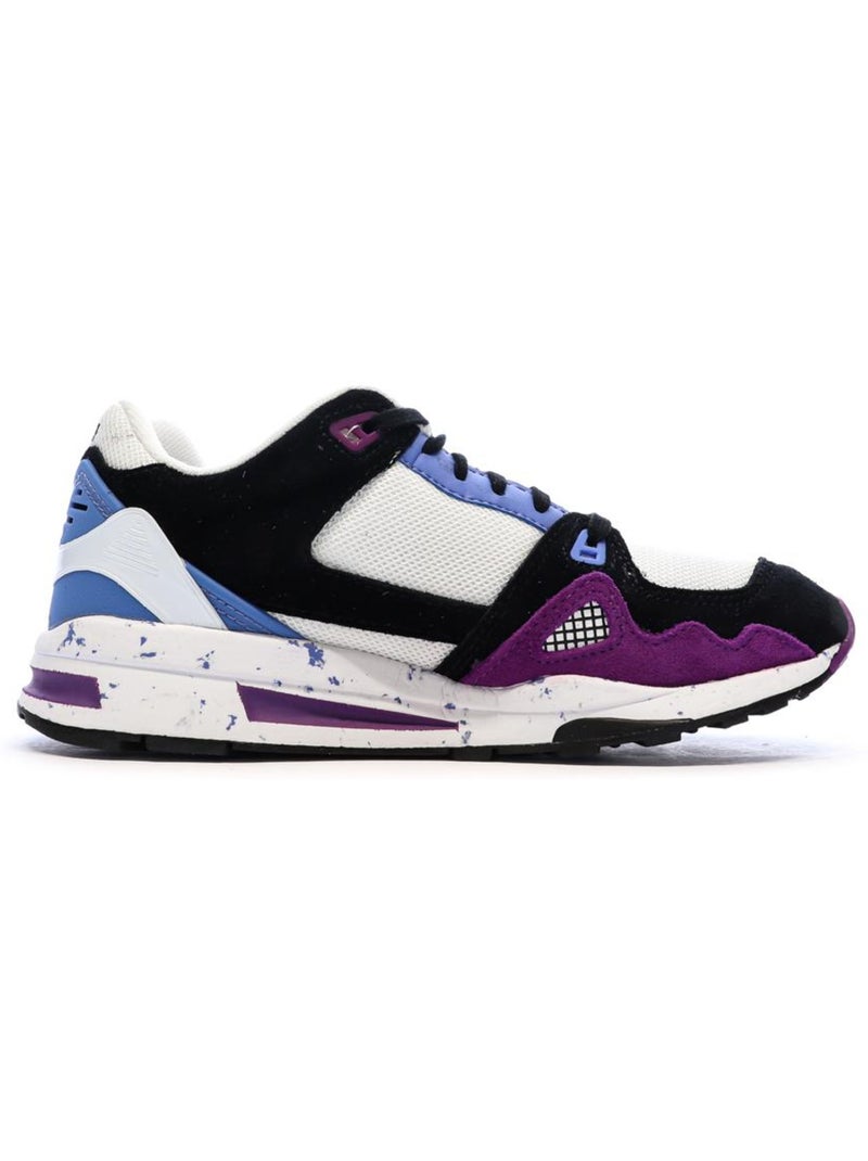 Le Coq Sportif R1100 Nineties Dames Sneakers Zwart/Wit/Blauw Zwart - Kiabi