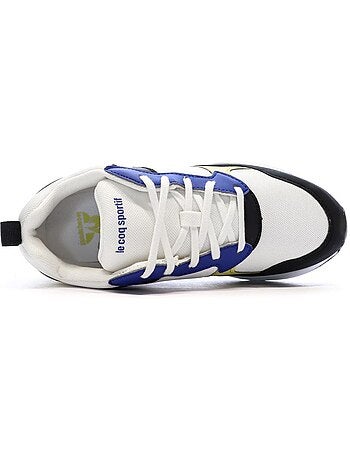 Le coq sportif r500 jongens sneakers wit/zwart/geel