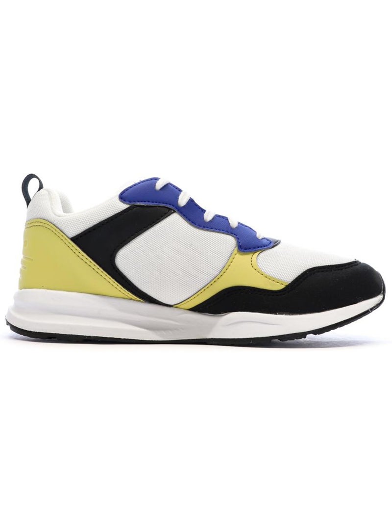 Le Coq Sportif R500 Jongens Sneakers Wit/Zwart/Geel Zwart - Kiabi