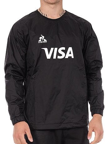 Le coq sportif rugby zwart vest voor heren