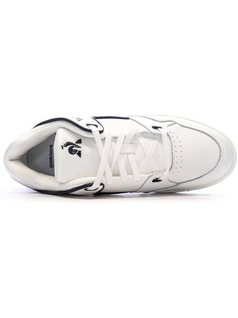 Le coq sportif t1000 heren sneakers wit/marine Wit Marineblauw - Kiabi