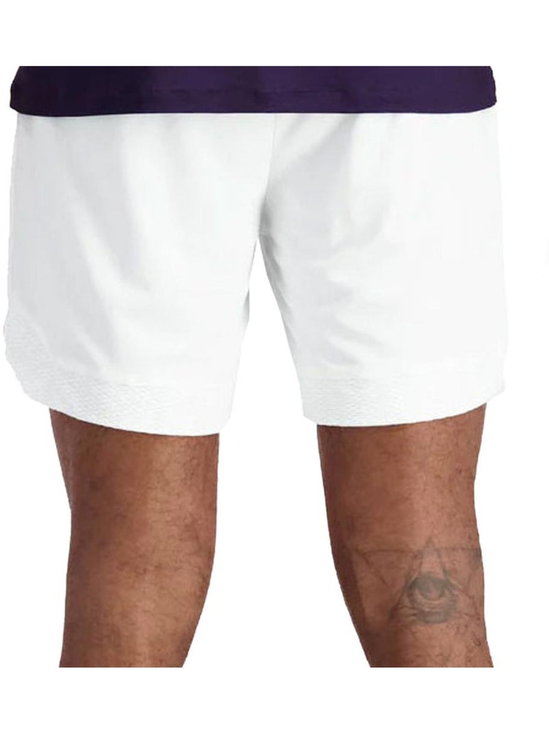 Le Coq Sportif Tennis Sportshort Wit voor Heren Wit - Kiabi