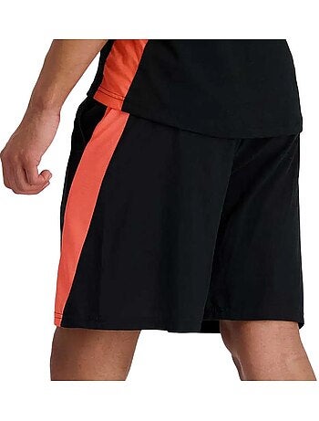 Le coq sportif training n°2 sportshort voor heren zwart/oranje