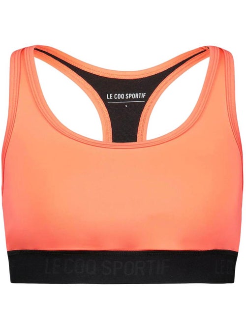 Le Coq Sportif Training Sportbeha Oranje/Zwart voor Dames - Kiabi Le Coq Sportif Training Sportbeha Oranje/Zwart voor Dames - Kiabi