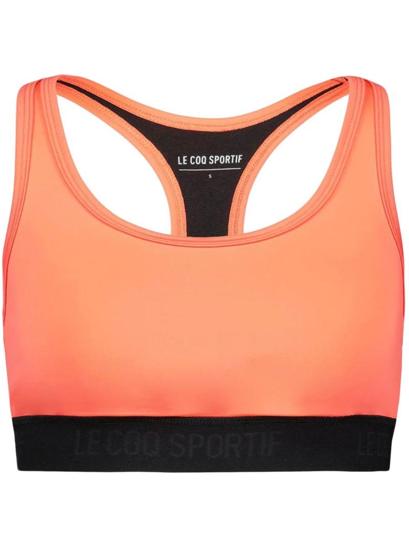Le Coq Sportif Training Sportbeha Oranje/Zwart voor Dames Oranje - Kiabi