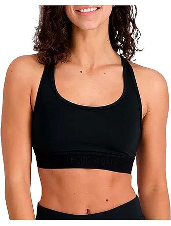 Le coq sportif training sportbeha zwart voor dames