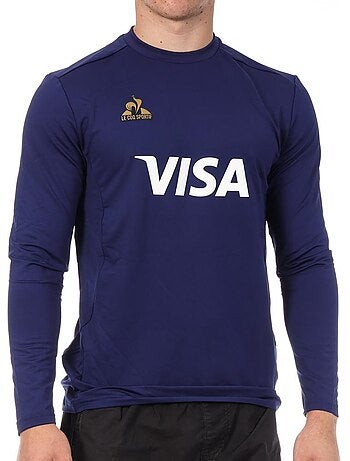 Le coq sportif training sweatshirt marine voor heren