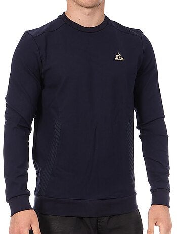 Le coq sportif velvet zwart heren sweatshirt