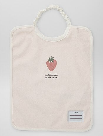 Le lot de 2 bavoirs à l'encolure élastiquée