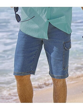 Le lot de 2 bermudas en jean stretch confort - atlas for men