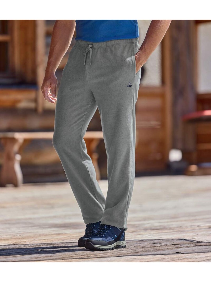 Le lot de 2 pantalons micropolaires  - atlas for men Gris Bleu - Kiabi