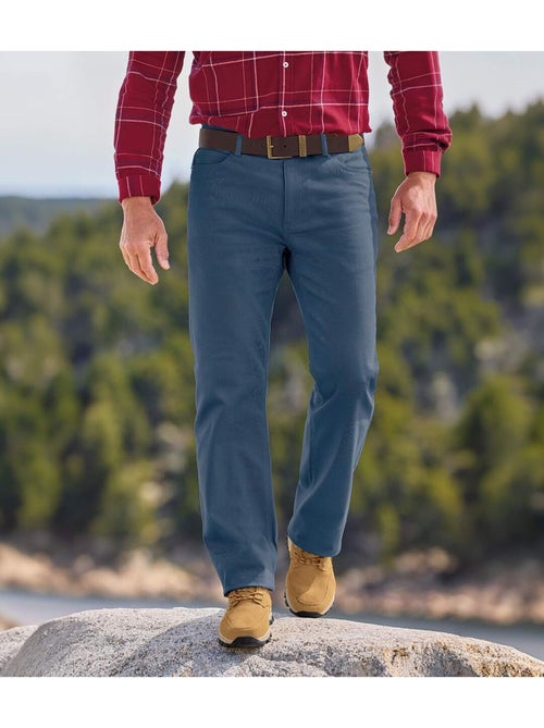 Le lot de 2 pantalons twill 5 poches  - atlas for men - Kiabi