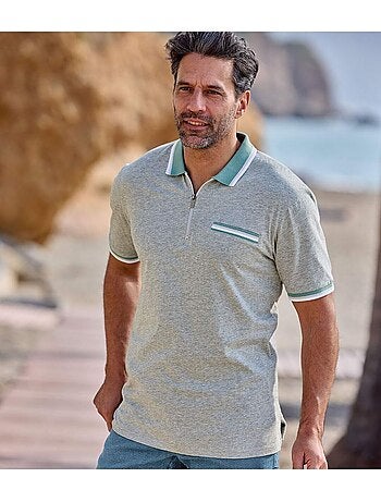 Le lot de 2 polos col zippé - atlas for men