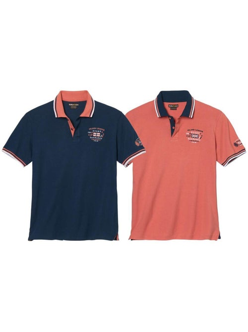 Le lot de 2 polos piqués sportmen  - atlas for men - Kiabi