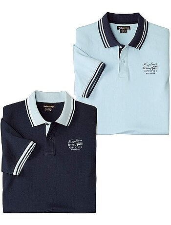 Le lot de 2 polos south ocean - atlas for men