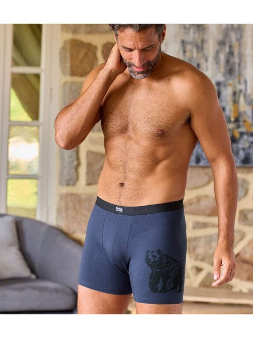 Le Lot de 3 Boxers Stretch Confort - ATLAS FOR MEN - Kiabi Le Lot de 3 Boxers Stretch Confort - ATLAS FOR MEN - Kiabi