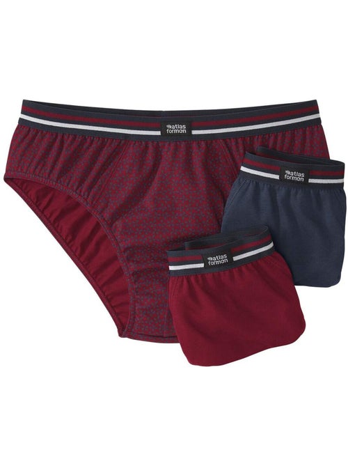 Le lot de 3 slips confort - atlas for men - Kiabi Le lot de 3 slips confort - atlas for men - Kiabi