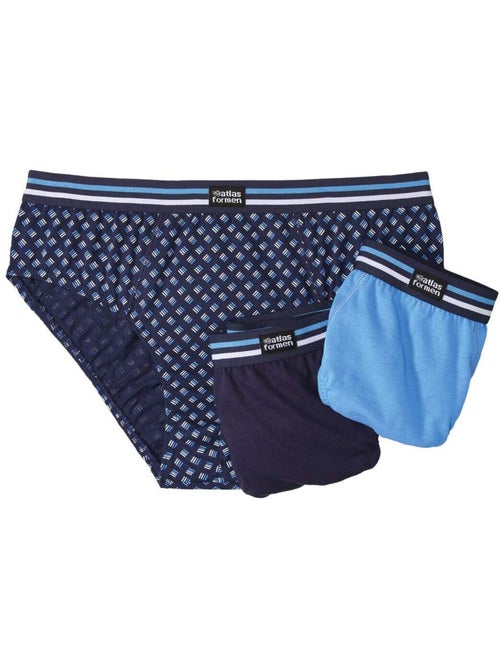 Le lot de 3 slips confort coton - atlas for men - Kiabi Le lot de 3 slips confort coton - atlas for men - Kiabi