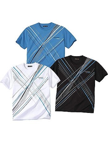 Lot de 3 tee-shirts sport runing spring - atlas for men