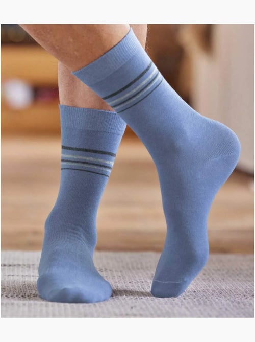 Le lot de 4 paires de chaussettes fantaisie  - atlas for men - Kiabi