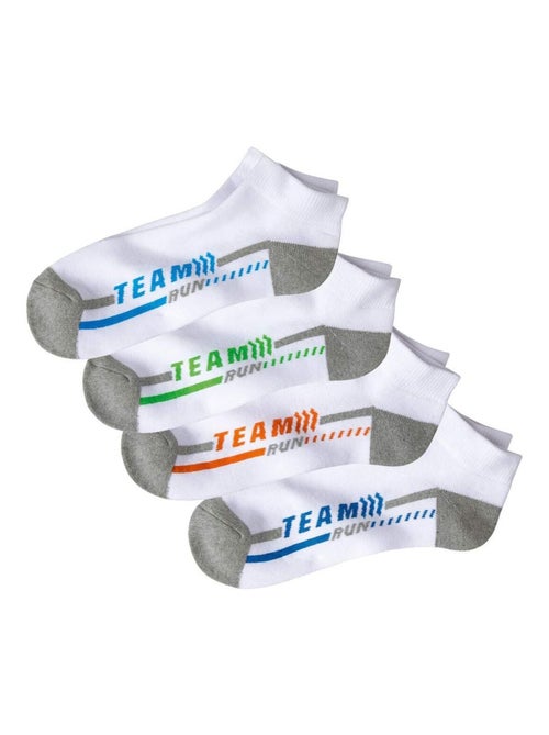 Le lot de 4 paires de socquettes sport  - atlas for men - Kiabi