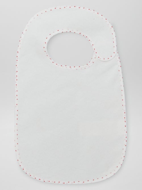 Le lot de 7 bavoirs éponge doublés - Kiabi